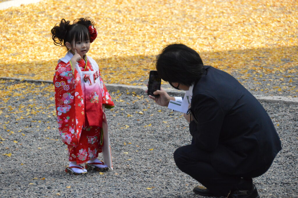 Enfant de 3 ans lors de shichi-go-san